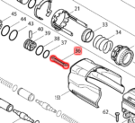 Makita-ramię korbowodu  HR4001 HR4010C HR4011C 419005-3 - obrazek 4