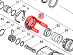 Makita tuleja blokująca HR4001C, HR4002, HR4011C, HR4012 165446-8 - obrazek 3
