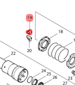Makita-ustalacz uchwytu HR4001C, HR4002, HR4011C, HR4012 komplet 2szt 310161-1 - obrazek 3