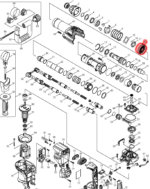 Makita pierścień młot udarowy  do HM0871C HM0870c   451433-6 - obrazek 3
