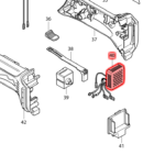 Makita, controller, jakość, oryginał, DGA452, BGA452, szlifierka, kątowa, Mortison