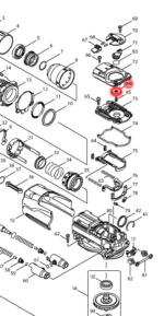 Makita dźwignia łącznika do HR4001C 419006-1 - obrazek 3