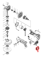 Makita terminal DGA452 BGA452 szlifierka kątowa 644808-8 - obrazek 3