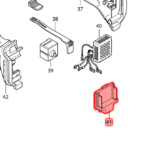 Makita terminal DGA452 BGA452 szlifierka kątowa 644808-8 - obrazek 4
