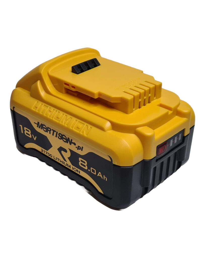 Akumulator do Dewalt 18V 21700 DCB 18 8Ah DCB208 zamiennik Mortison