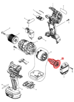 Makita wirnik do DDF481 DHP481 619336-2 - obrazek 3