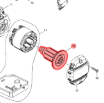 Makita wirnik do DDF481 DHP481 619336-2 - obrazek 4