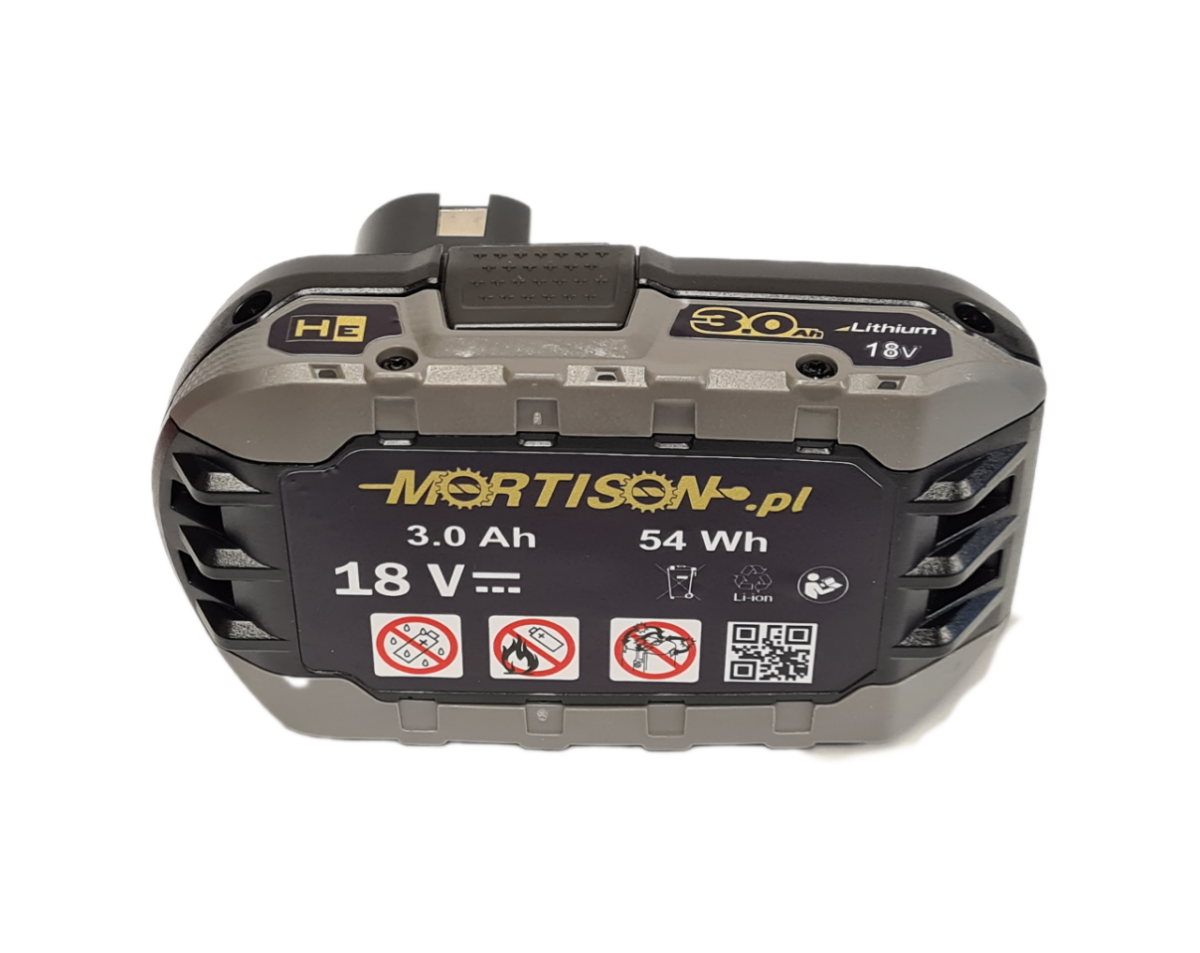 Akumulator Bateria do RYOBI ONE 18V 3Ah RB18L30 HE zamiennik Mortison - obrazek 4