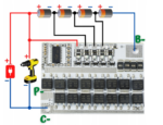 Ładowarka BMS 4S 100A 14,4V Li-Ion 18650 Balanser - obrazek 2