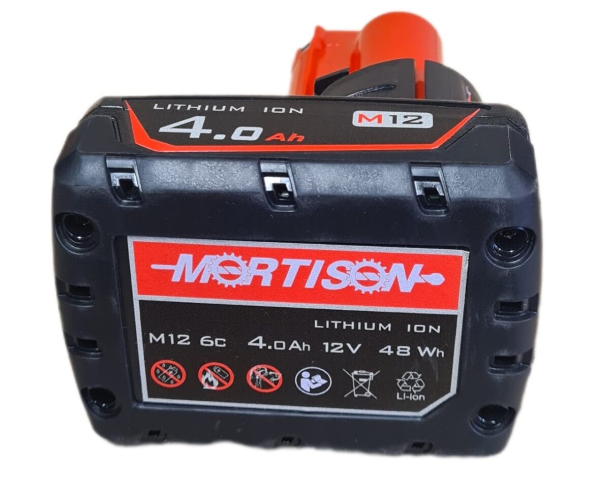 Akumulator 12V 4Ah Li-Ion Milwaukee zamiennik Mortison - obrazek 3