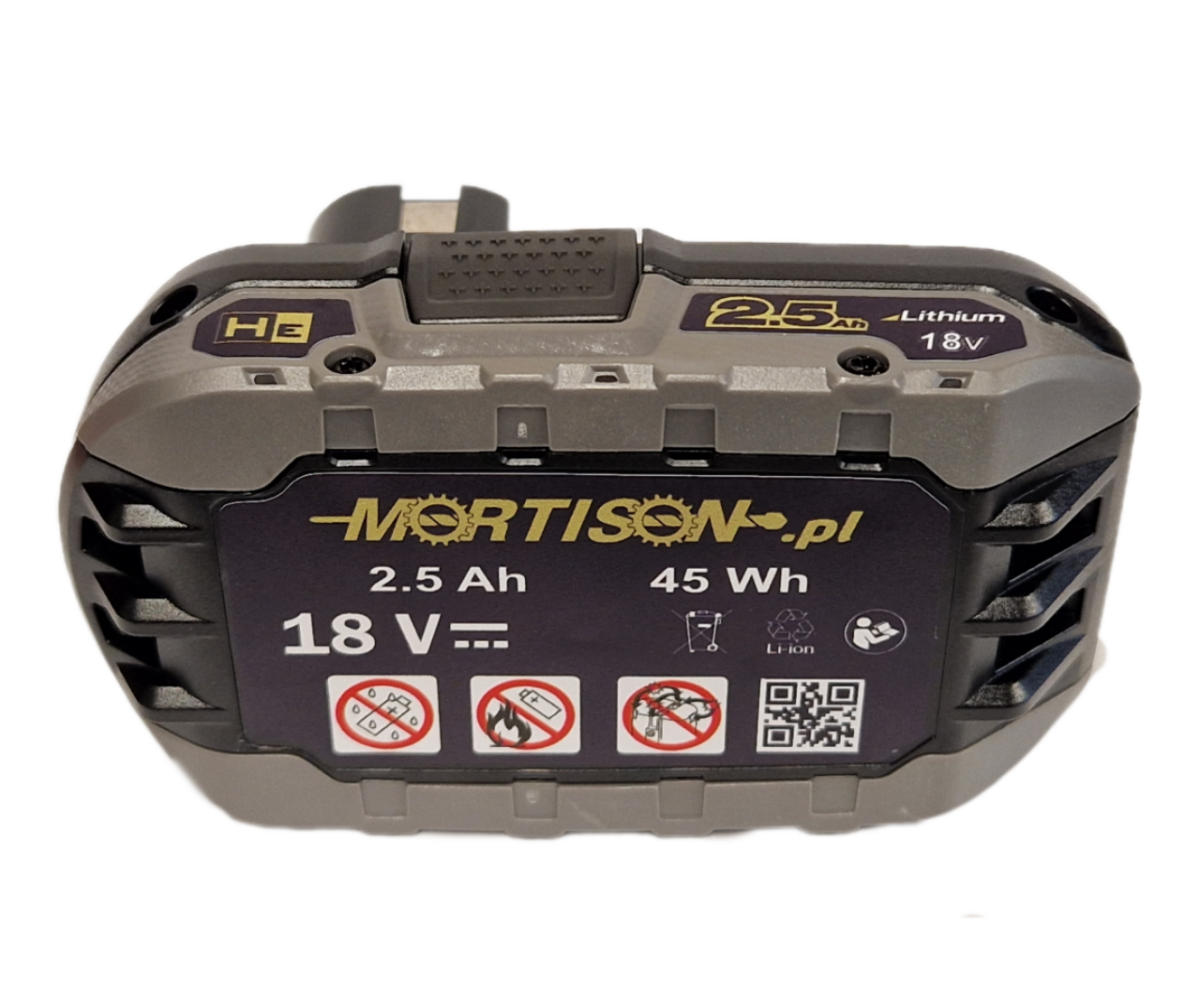 Akumulator Bateria do RYOBI ONE 18V 2.5Ah RB18L25 HE zamiennik Mortison - obrazek 4