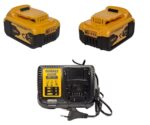 Zestaw 2x Akumulator do Dewalt 18V 5Ah DCB 182 DCB184 XR XJ + Oryginalna ładowarka Dewalt DCB115