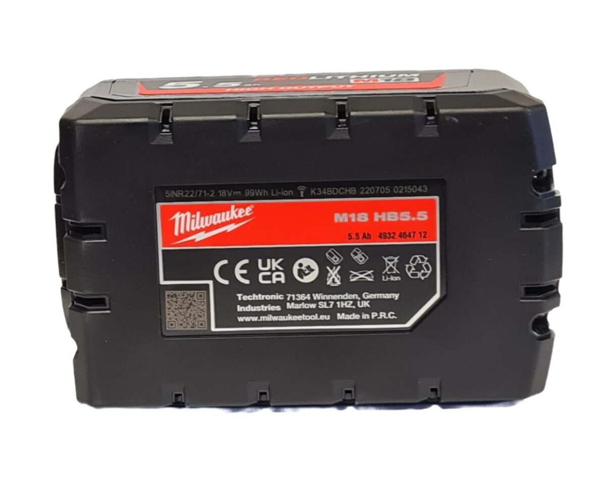 Milwaukee M18HB5.5 HIGH OUTPUT Akumulator 5.5Ah - obrazek 5