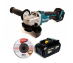 Makita DGA504Z Akumulatorowa szlifierka kątowa + Akumulator Mortison 18V 10Ah BL1860 1850 21700