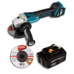 Makita DGA511Z Akumulatorowa szlifierka kątowa + Akumulator Mortison 18V 4Ah BL1840B BL1840