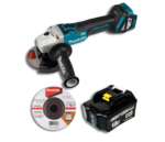 Makita DGA511Z Akumulatorowa szlifierka kątowa + Akumulator Mortison 18V 5,6Ah BL1856B BL1856