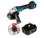 Makita DGA511Z Akumulatorowa szlifierka kątowa + Akumulator Mortison 18V 5Ah BL1850B BL1850