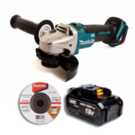 Makita DGA504Z Akumulatorowa szlifierka kątowa + Akumulator Mortison 18V 8Ah BL1860 1850