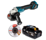Makita DGA511Z Akumulatorowa szlifierka kątowa + 2x Akumulator Mortison 18V 8Ah BL1860 1850 21700