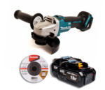 Makita DGA504Z Akumulatorowa szlifierka kątowa + 2x Akumulator Mortison 18V 8Ah BL1860 1850 21700