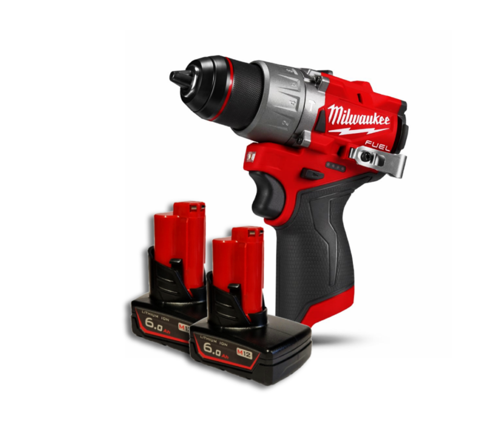 Zestaw Wiertarka Wkrętarka Udarowa Milwaukee M12 FPD2-0 + 2x Akumulator Mortison M12 6Ah