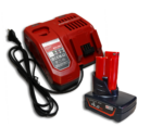 Zestaw zasilający Milwaukee M12-18FC + Akumulator Mortison M12 4Ah