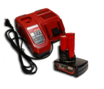 Zestaw zasilający Milwaukee M12-18FC + Akumulator Mortison M12 5Ah