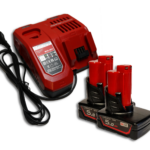 Zestaw zasilający Milwaukee M12-18FC + 2x Akumulator Mortison M12 5Ah