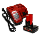 Zestaw zasilający Milwaukee M12-18FC + Akumulator Mortison M12 6Ah