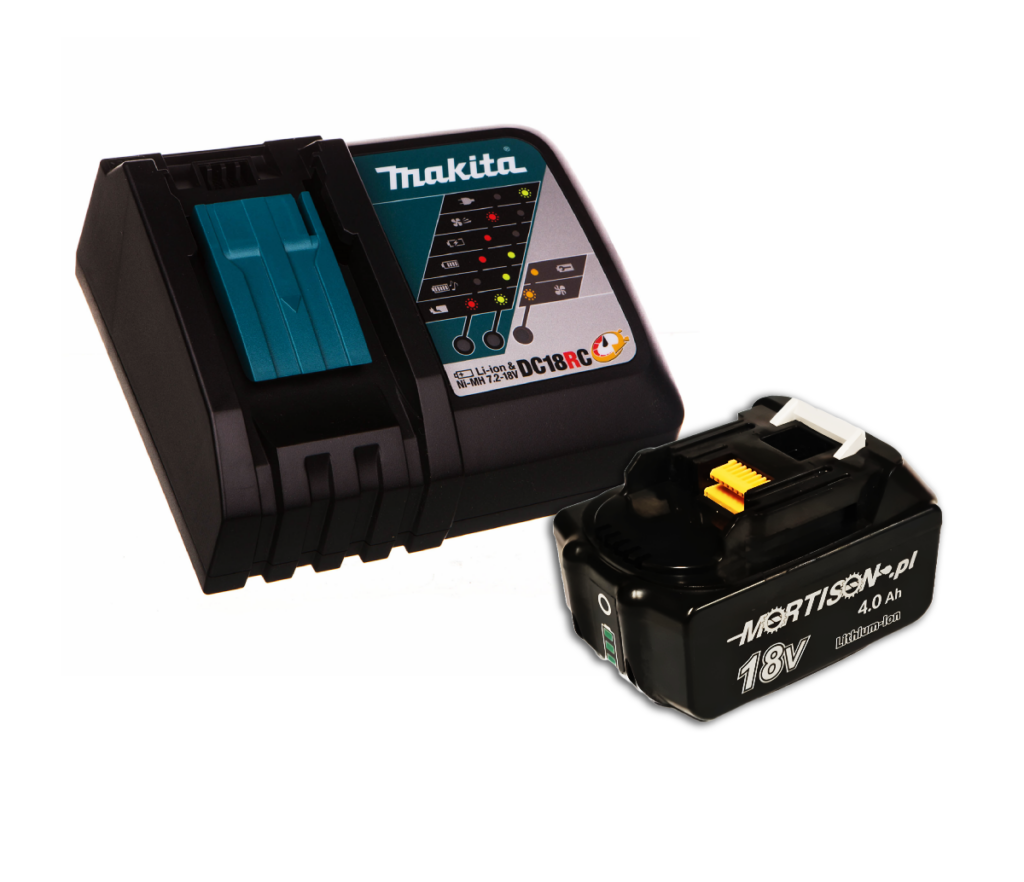 Zestaw zasilający Makita DC18RC + Akumulator Mortison 18V 4Ah BL1840B BL1840