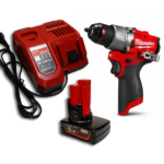 Zestaw Wiertarka Wkrętarka Udarowa Milwaukee M12 FPD2-0 + Ładowarka Milwaukee M12-18FC + Akumulator Mortison M12 5Ah