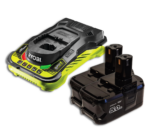 Zestaw zasilający Ryobi Super Fast RC18150 + 2x Akumulator Mortison Ryo ONE+ 18V 5Ah RB18L50