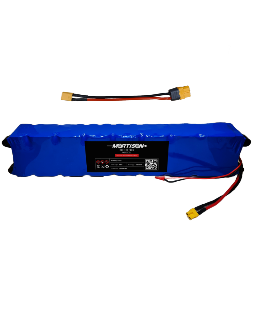Bateria Mortison do Hulajnogi Elektrycznej 36V 9Ah + ADAPTER XT30 NA XT60