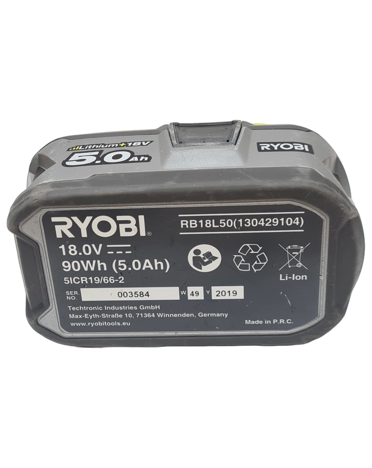 Akumulator Ryobi RB18L50/RB18L40 18V ZREGENEROWNY NA 5Ah - obrazek 5
